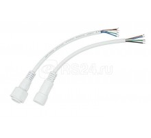 Кабель соединительный (5pin) герметичный (IP67) 5х0.5кв.мм 300В бел. Rexant 11-9450