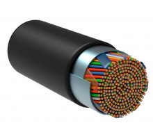 Кабель связи витая пара F/UTP кат. 5e 25х2х24AWG solid LDPE (305м) черн. (м) ITK LC3-C5E25-339