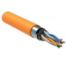 Кабель связи витая пара F/UTP кат.6 4x2х23AWG solid LSZH (305м) оранж. (м) ITK LC1-C604-327