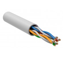 Кабель связи витая пара U/UTP кат. 5E 4 пары LSZH 1м бел. (100м) GENERICA ITK BC1-C5E04-128-100-G