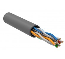 Кабель связи витая пара U/UTP кат.6 4х2х24AWG PATCH LSZH (305м) сер. (м) ITK LC2-C604-121