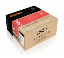 Кабель витая пара UUTP4-C5E-P24-IN-LSZH-RD-100 U/UTP кат.5e 4 пары (24 AWG) мж (patch) LSZH нг(С)-HF красн. (уп.100м) Hyperline 243610