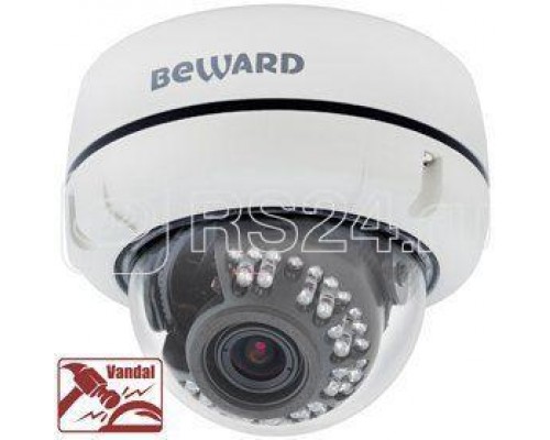 Камера IP B2720DVZ 2Мп сетевая купольная уличная f=2.8-11 1920х1080 25к/с ИК IP66 Beward УТ0027388