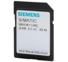 Карта памяти SIMATIC S7 для S7-1X00 CPU/SINAMICS 3.3В FLASH 24Мбайта Siemens 6ES79548LF030AA0