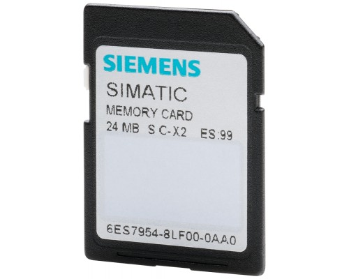 Карта памяти SIMATIC S7 для S7-1X00 CPU/SINAMICS 3.3В FLASH 24Мбайта Siemens 6ES79548LF030AA0