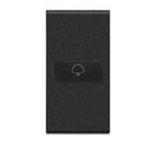 Клавиша Axial символ Звонок размер 1мод. LivingLight антрацит Leg BTC L4916D