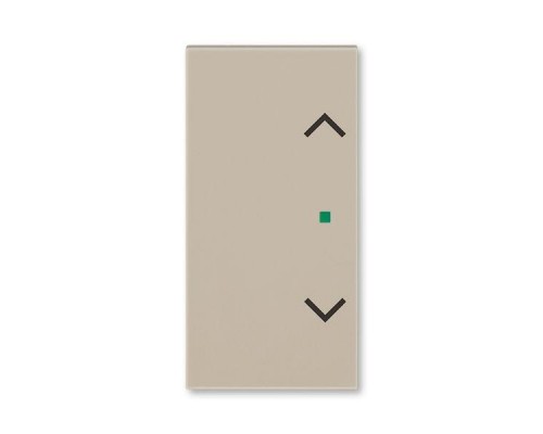 Клавиша Levit двойная с символом жалюзи free@home кофе макиато ABB 2CHH622002A4018