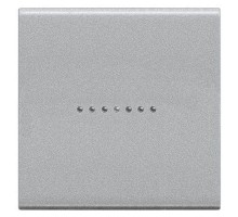 Клавиша акс. выкл. 2мод. LivingLight алюм. Leg BTC NT4916M2