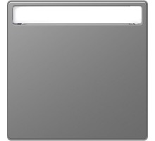Клавиша для 1-кл. выкл. Merten D-Life с полем для надписи SD нерж. сталь SchE MTN3360-6036