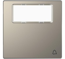 Клавиша для 1-кл. звонка Merten D-Life с полем для надписи SD никель SchE MTN3365-6050