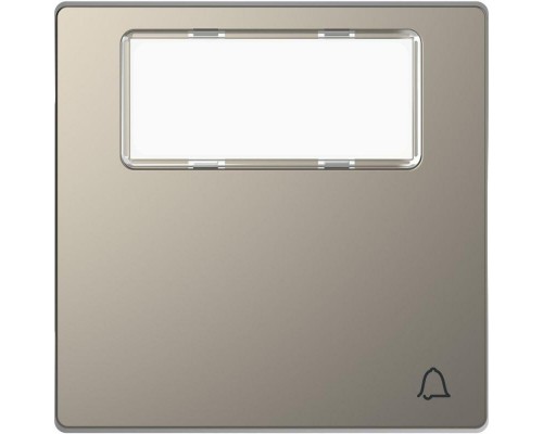 Клавиша для 1-кл. звонка Merten D-Life с полем для надписи SD никель SchE MTN3365-6050