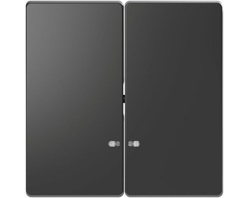 Клавиша для 2-кл. выкл. Merten D-Life линза для LED мод. SD антрацит SchE MTN3420-6034