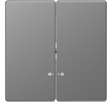 Клавиша для 2-кл. выкл. Merten D-Life линза для LED мод. SD нерж. сталь SchE MTN3420-6036