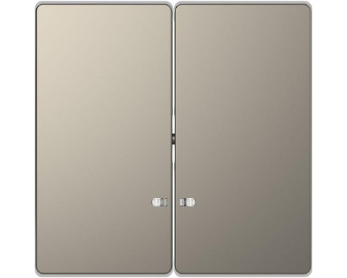 Клавиша для 2-кл. выкл. Merten D-Life линза для LED мод. SD никель SchE MTN3420-6050