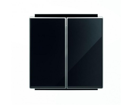 Клавиша для 2-кл. выкл./перекл./кнопок SKY стекло черн. ABB 2CLA851100A2501