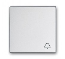 Клавиша для механизма 1-кл. выкл./перекл./кнопки c символом ЗВОНОК Future/Axcent/Carat/Династия серебр. алюм. ABB 2CKA001751A3178