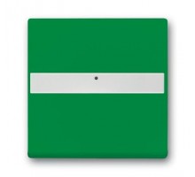 Клавиша для механизма 1-кл. выкл./перекл./кнопки с полем для надписи со световодом с символом Звонок Future/Axсent/сarat/Династия красн. ABB 2сKA001731A4007