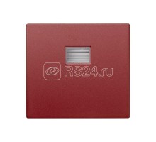 Клавиша для выкл. с подсветкой Simon44 Aqua красн. 4400010-037
