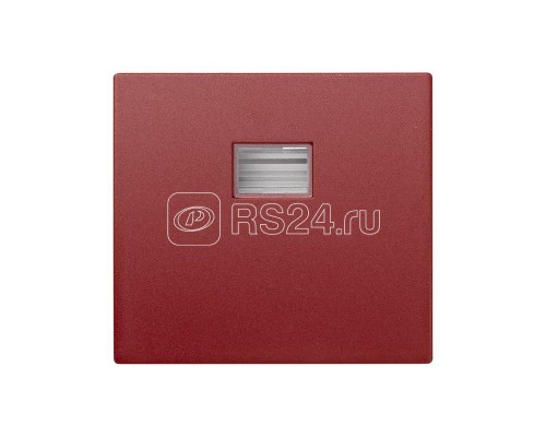 Клавиша для выкл. с подсветкой Simon44 Aqua красн. 4400010-037