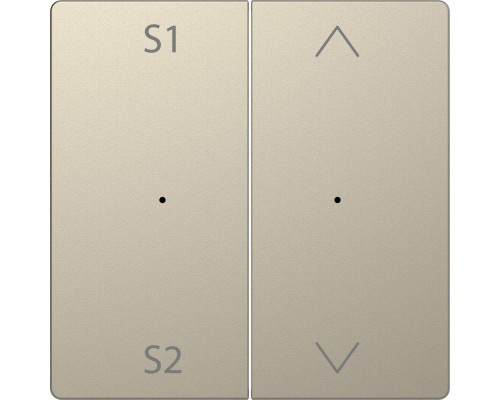 Клавиша двойная Merten D-Life PlusLink с S1/S2 вверх/вниз SD сахара SchE MTN5227-6033
