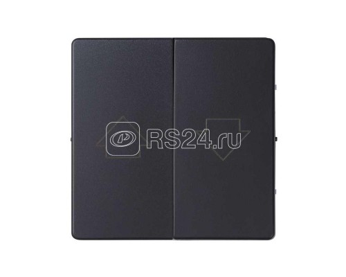 Клавиша двойная Simon82 для жалюзи (75332-39) графит 82028-38