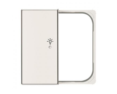 Клавиша двойная левая SRL-2-L-85BL free@home SKY освещение бел. ABB 2CLA852642A1101