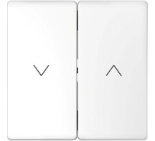 Клавиша-кнопка Merten D-Life для жалюзи SD бел. лотос SchE MTN3855-6035