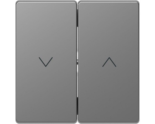 Клавиша-кнопка Merten D-Life для жалюзи SD нерж. сталь SchE MTN3855-6036