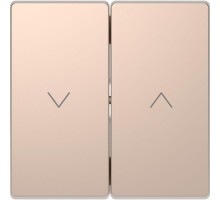Клавиша-кнопка Merten D-Life для жалюзи SD шампань SchE MTN3855-6051
