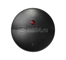 Клавиша с индикатором для 75134-39 Simon88 графит 88032-38