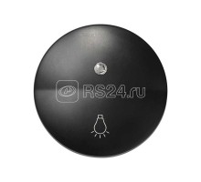 Клавиша с индикатором и пиктограммой свет для 75160-39 Simon88 графит 88016-38