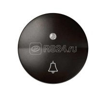 Клавиша с индикатором и пиктограммой звонок для 75160-39 Simon88 корич. 88015-32