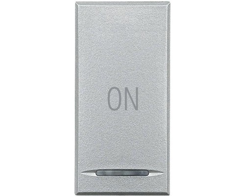 Клавиша с символами для системы автоматизации для 1 функции 1мод. ON Axolute алюм. Leg BTC HC4915AB