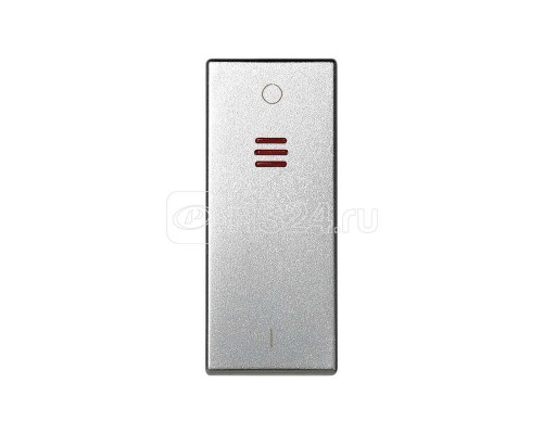 Клавиша узкая с индикатором для 75134-69 Simon82 Centralizations алюм. 82032-63