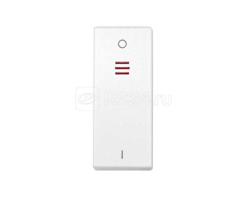 Клавиша узкая с индикатором для 75134-69 Simon82 Centralizations бел. 82032-60