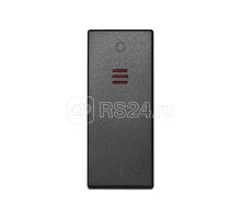 Клавиша узкая с индикатором для 75134-69 Simon82 Centralizations графит 82032-68