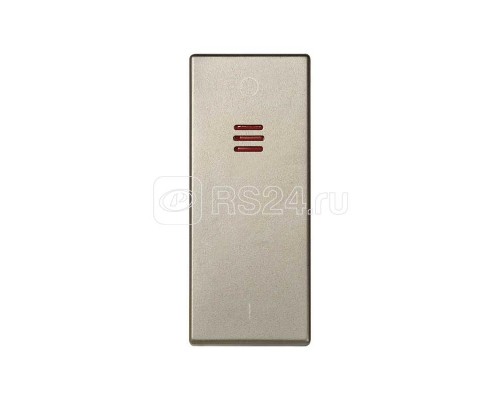 Клавиша узкая с индикатором для 75134-69 Simon82 Centralizations шампань 82032-64
