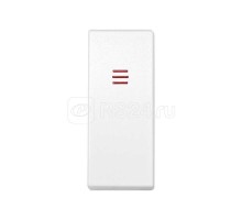 Клавиша узкая с индикатором для 75201; 75253; 75150-69 Simon82 Centralizations бел. 82011-60