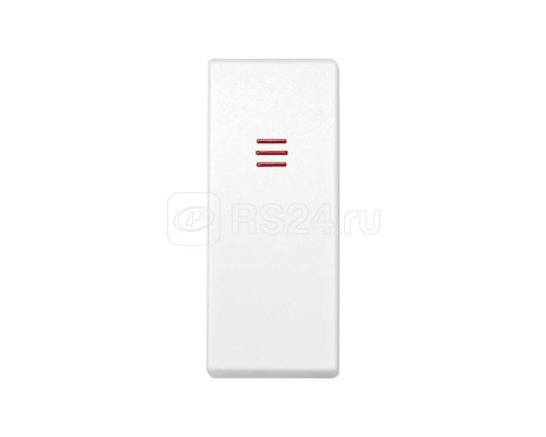 Клавиша узкая с индикатором для 75201; 75253; 75150-69 Simon82 Centralizations бел. 82011-60