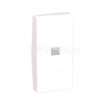 Клавиша узкая с индикатором для выкл. К304 22.5х45мм алюм. Simon Connect K113-8