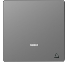 Клавиша звонка Merten D-Life линза для LED мод. сим. SD нерж. сталь SchE MTN3325-6036