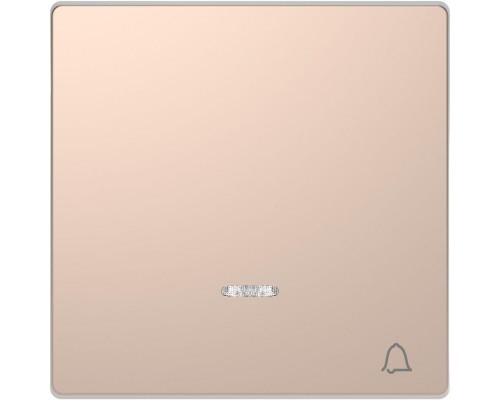 Клавиша звонка Merten D-Life линза для LED мод. сим. SD шампань SchE MTN3325-6051