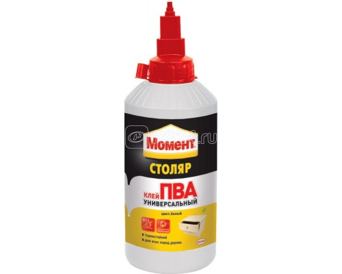 Клей Момент Столяр ПВА универсальный 750г Момент Б0023001