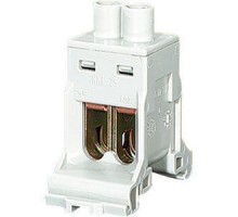 Клемма 1-полюсная на DIN-рейку 2х6-35кв.мм (102А) KKL 25 HENSEL 2600058