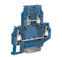 Клемма DBC.4 (Ex)i проходная 4кв.мм 2 уровня винт. DKC ZDB500