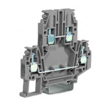 Клемма DBC.4/GR проходная 4кв.мм 2 уровня винт. DKC ZDB400GR