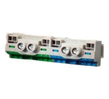 Клемма FIXCONNECT втычного исполнения для боксов KV на 4.5мод. PE+N 2х25кв.мм 4х4кв.мм KV FC 04 HENSEL 61000726