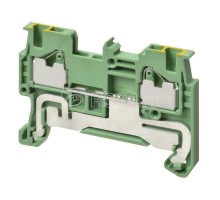 Клемма XW5GP15111 Push-in Plus 1.5кв.мм 2п 2-х рядная 500В 17.5А земля Omron 669962
