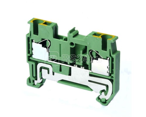 Клемма XW5GP25111 Push-in Plus 2.5кв.мм 1п 2-х рядная 800В 24А земля Omron 669959