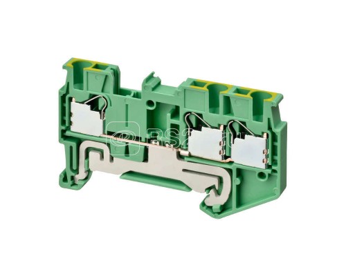 Клемма XW5GP25121 Push-in Plus 2.5кв.мм 3п 1-рядная 500В 17.5А земля Omron 676103